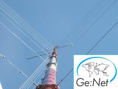 Ge:Net GmbH errichtet ersten 85m Windmessmast in Frankreich